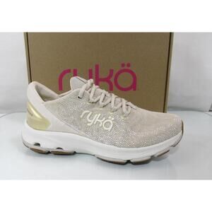 Women's Ryka Devotion X Lace Up Walking Shoes Sneakers French Beige Size 7 W